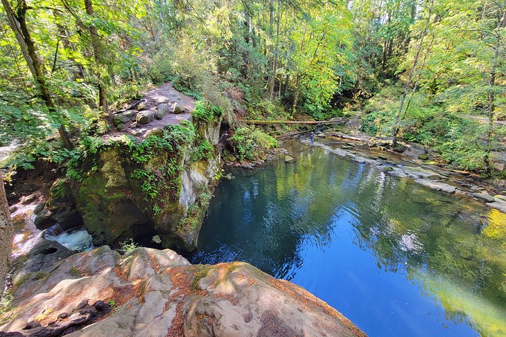 Swimming hole at Whatcom Falls Park