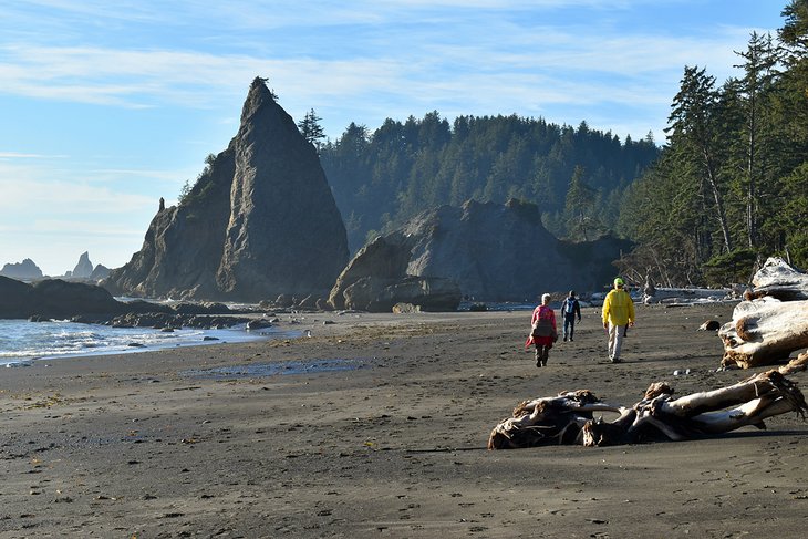 Rialto Beach near Mora Campground