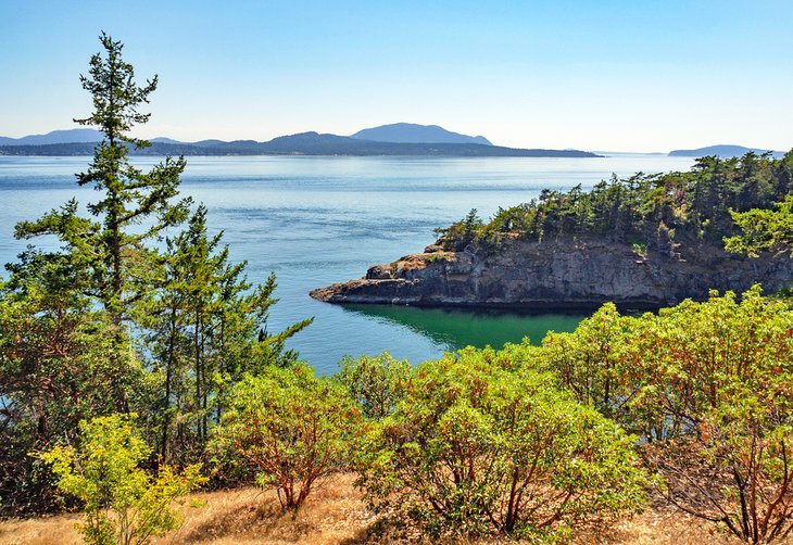 View of Orcas Island from Sucia Island