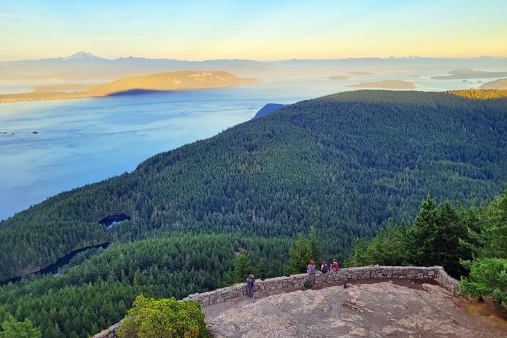 Mount Constitution Summit, four miles from Mountain Lake Campground