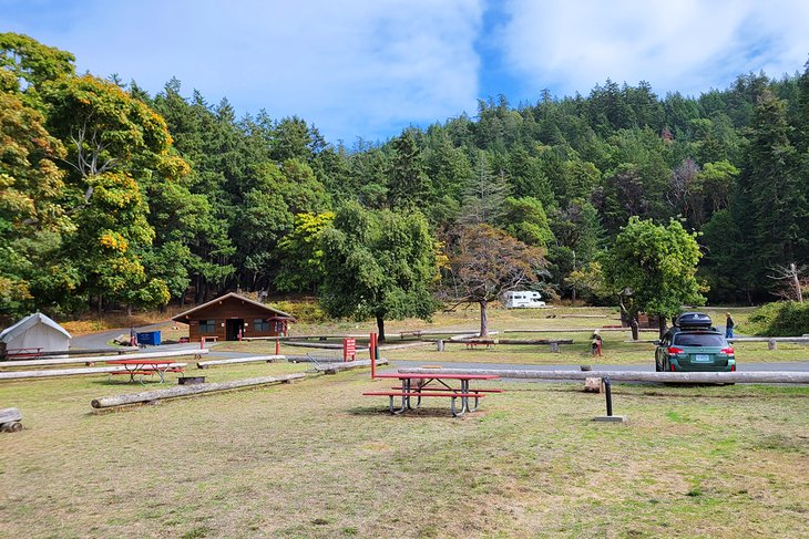 Camping del parque del condado de San Juan