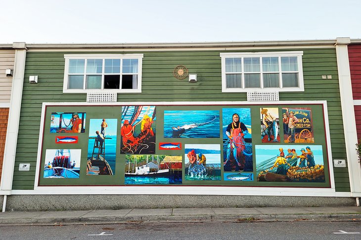 Mural in Friday Harbor