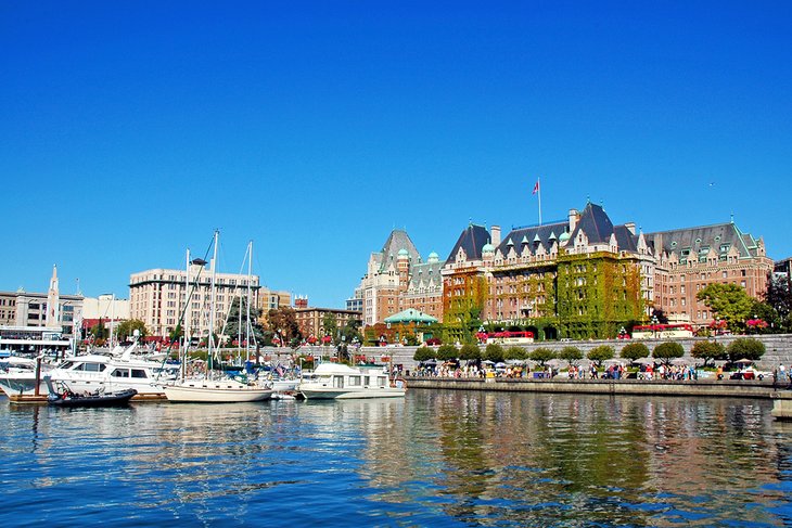 Empress Hotel on Victoria's Inner Harbour