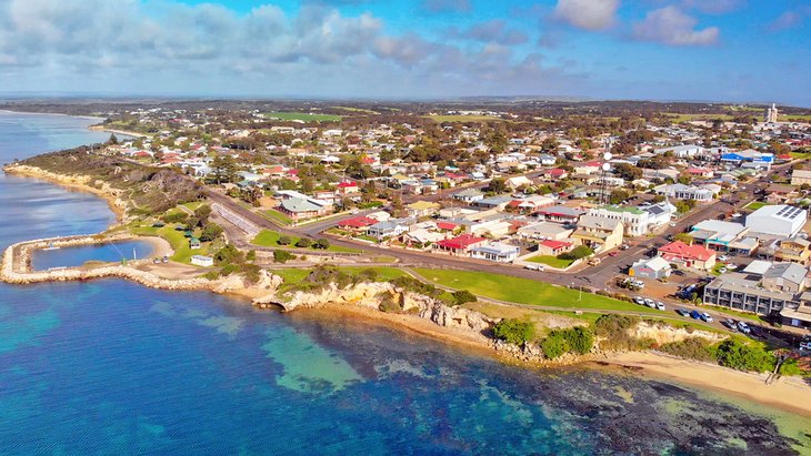 Aerial view of Kingscote