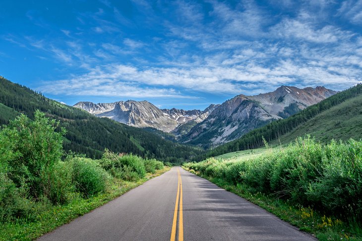 Castle Creek Road near Aspen