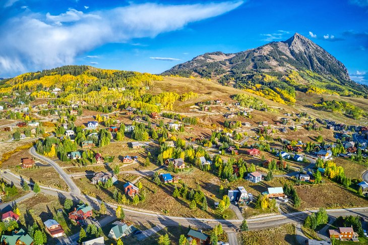 Crested Butte, Colorado in the fall