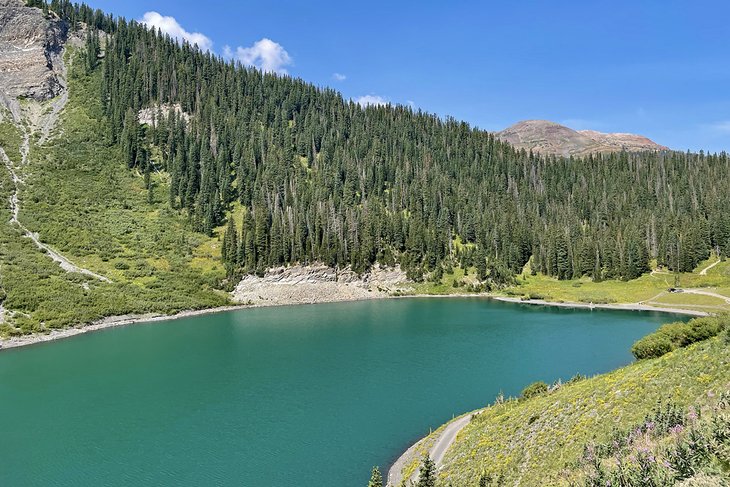 Emerald Lake along Schofield Pass