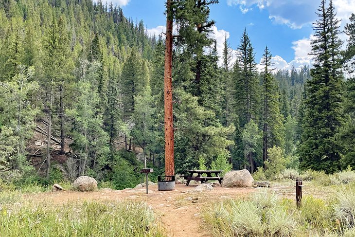 Campsite near Crested Butte