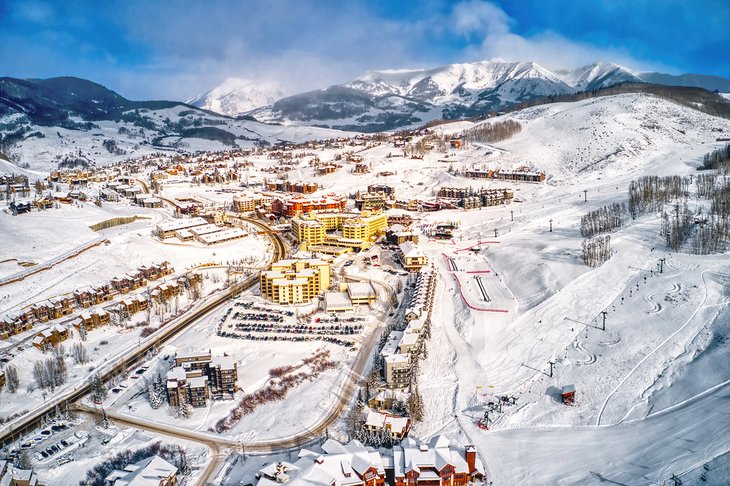 Aerial View of Crested Butte