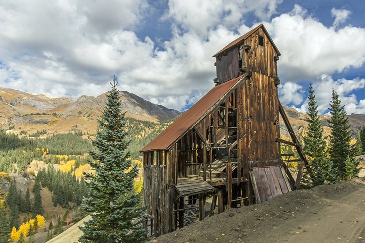 Mine ruins near Ouray