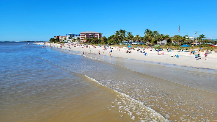 Fort Myers Beach north of the Pier