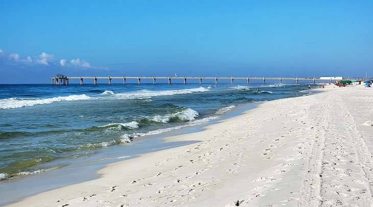 The beach at John C. Beasley Park