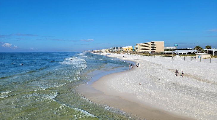 Beach on Okaloosa Island