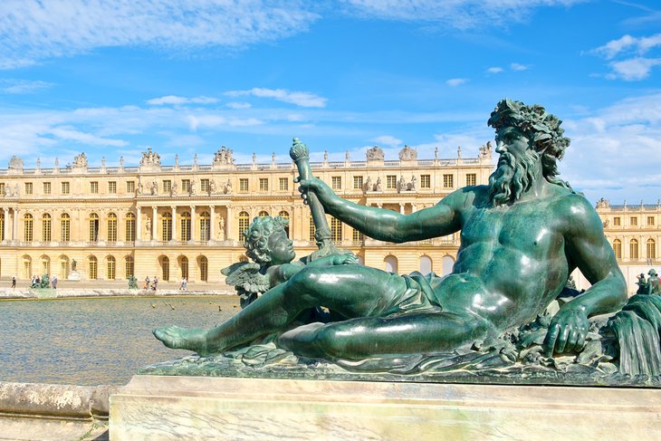 Statue in Versailles gardens
