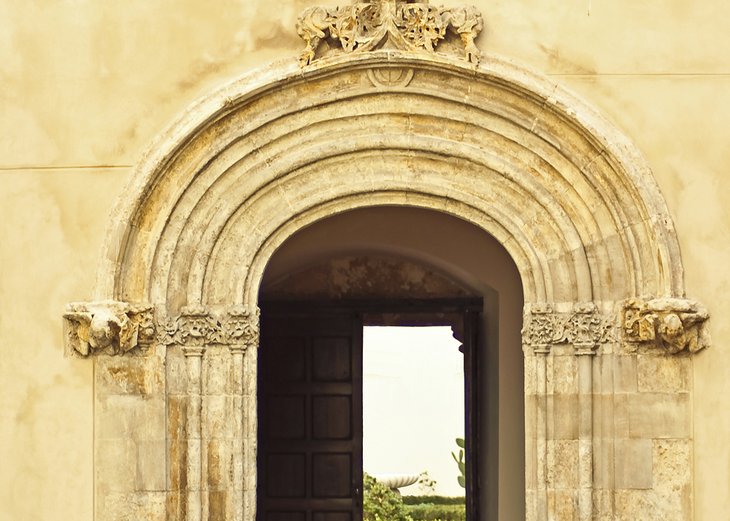 Doorway in the Palazzo Abatellis