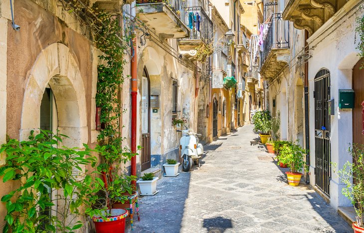 Picturesque street in Ortigia