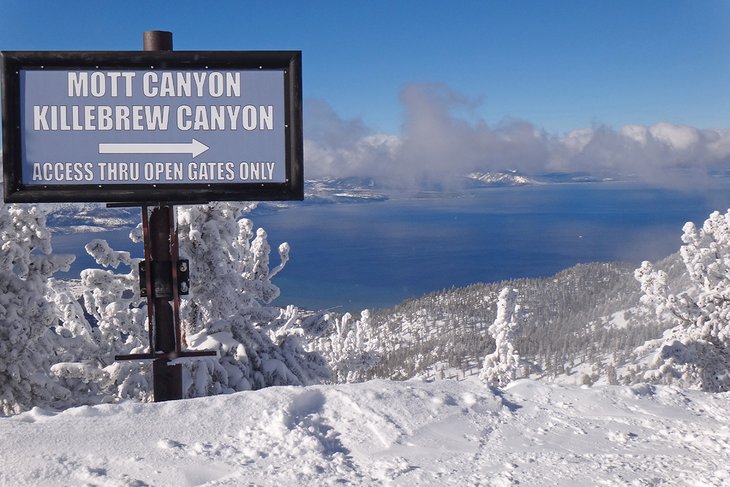 Advanced terrain access at Heavenly Ski Resort