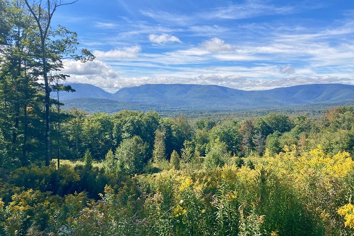 Catskills mountain view