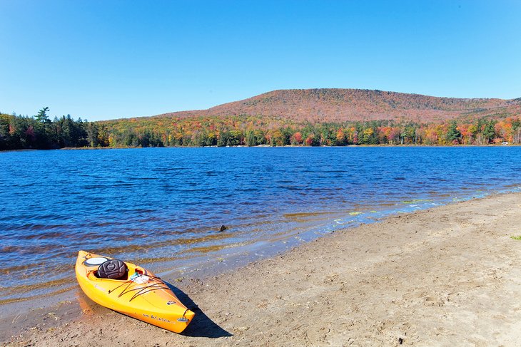 Kayak on a beautiful Catskills lake