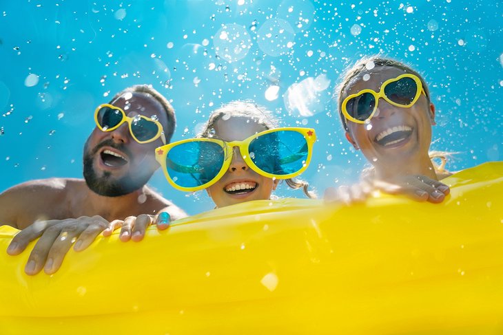 Family fun at the water park