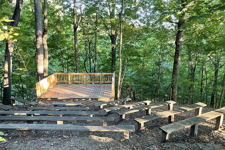 Amphitheater at WVU Core Arboretum