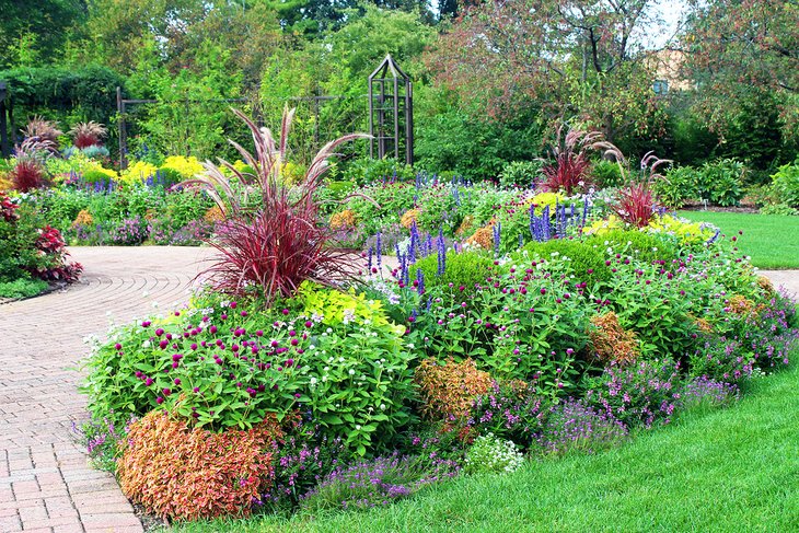 The Perennial Garden at the Olbrich Botanical Gardens in Madison, Wisconsin