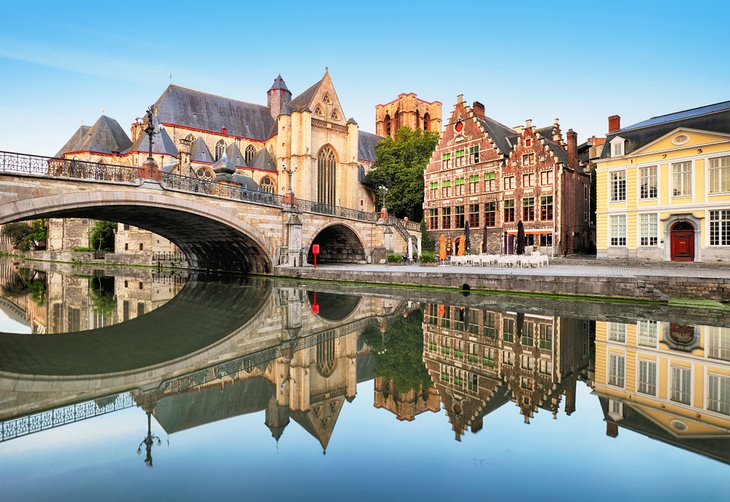 Saint Michael's Church and Bridge, Ghent