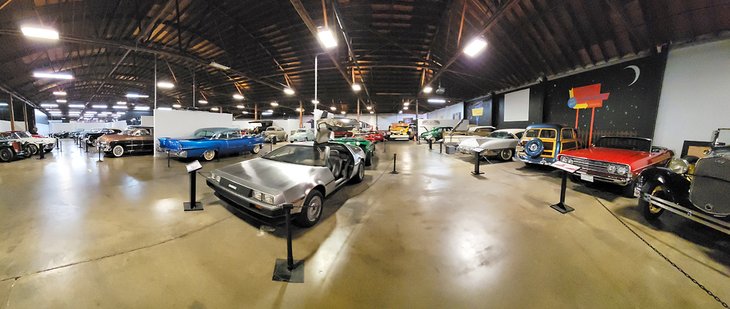 Wide-angle view of the California Automobile Museum