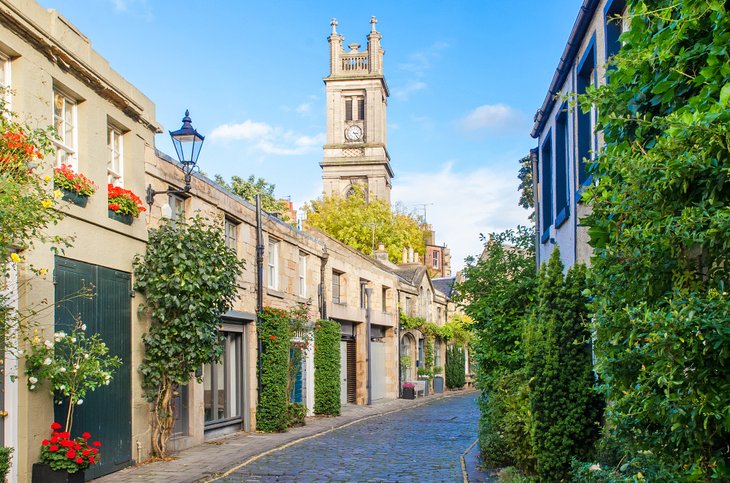 Circus Lane in Edinburgh