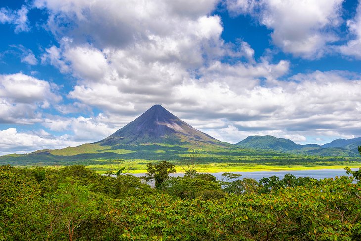 Arenal volcano in Costa Rica