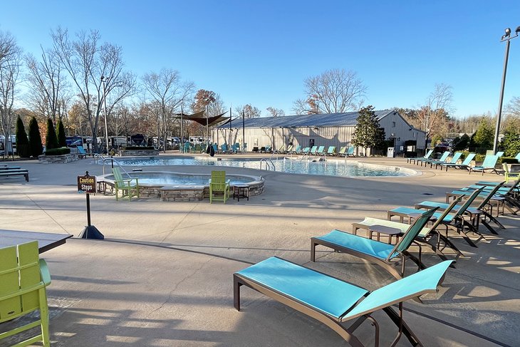 Pool at the Nashville KOA Resort