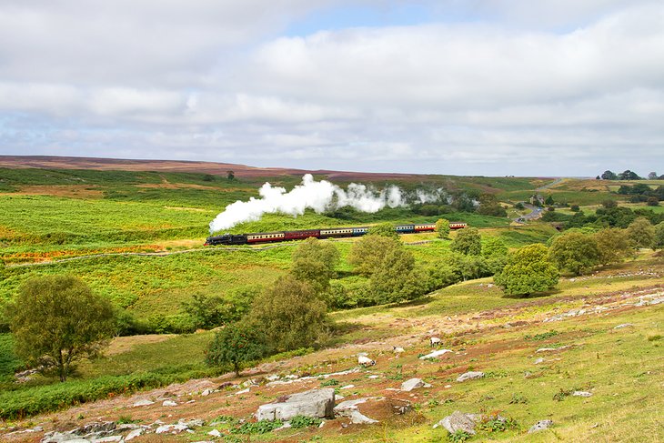 Steam train in Yorkshire