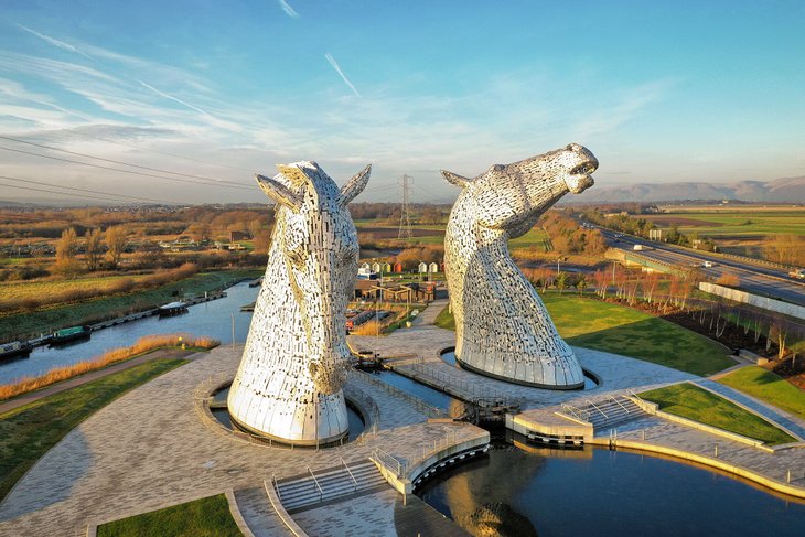 Kelpies in Falkirk