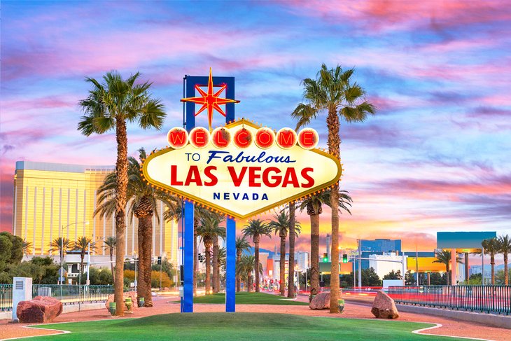 Welcome to Las Vegas sign at Las Vegas, Nevada