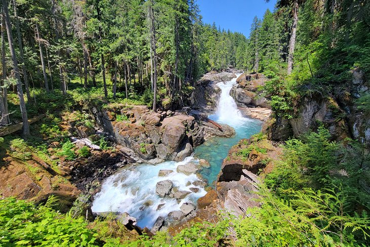 Silver Falls on the Ohanapecosh River