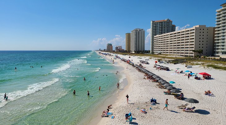 Navarre Main Beach from the Pier