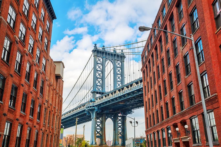 Manhattan Bridge seen from Dumbo, Brooklyn