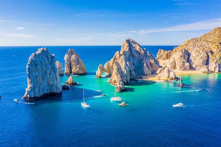 Aerial view of El Arco, Cabo San Lucas