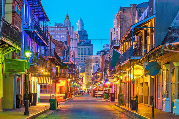 French Quarter at night, New Orleans