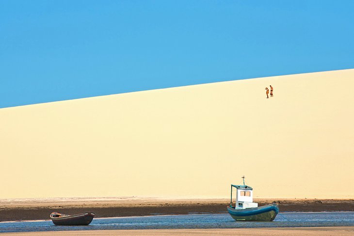 Sand dunes in Jericoacoara