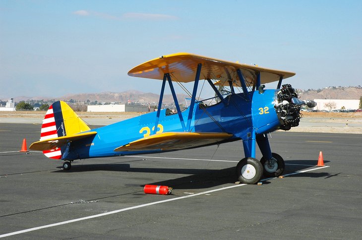 Vintage biplane