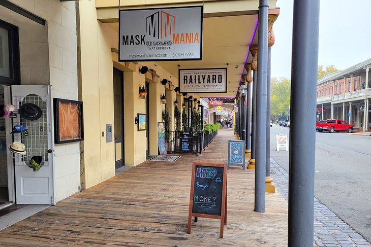 Shops in Old Sacramento