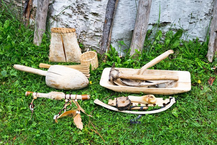 Tools at the Micmac Cultural Interpretation Site