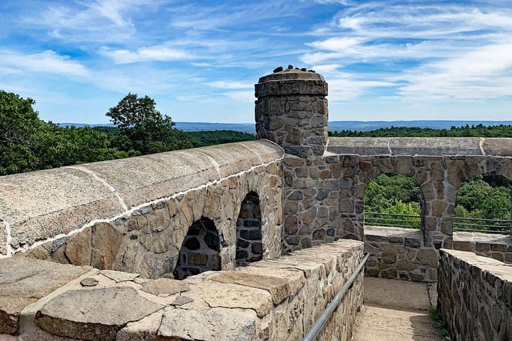 Observation tower in Sleeping Giant State Park