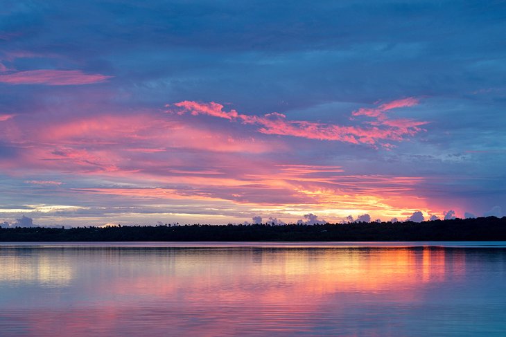 Sunset over Ootu Beach