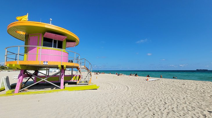 Summer time at the South Beach, Miami, Florida, United States of