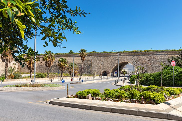 Venetian walls surrounding Heraklion