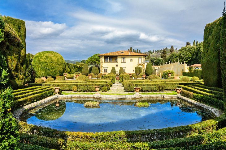 Villa Gamberaia, one of three Medici Villas near Florence