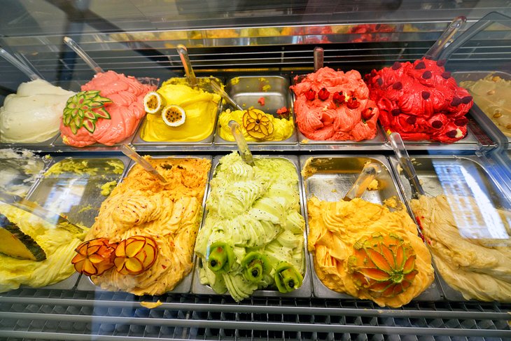 Gelato in Rome, Italy