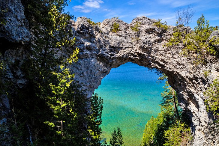 Arch Rock on Mackinac Island